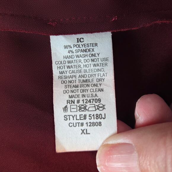 IC by CONNIE K Open Front Cardigan Jacket size XL, Square Botton Pockets - Picture 7 of 10